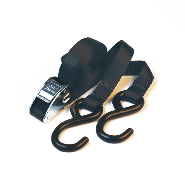 4-Pack of 1 x 6' Cam Buckle Straps with S-Hooks