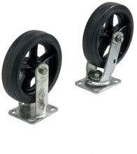 Load image into Gallery viewer, 8" Caster - Rubber on Cast Iron Hub