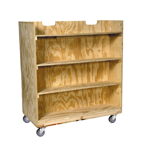 Library Cart with 8 Shelves