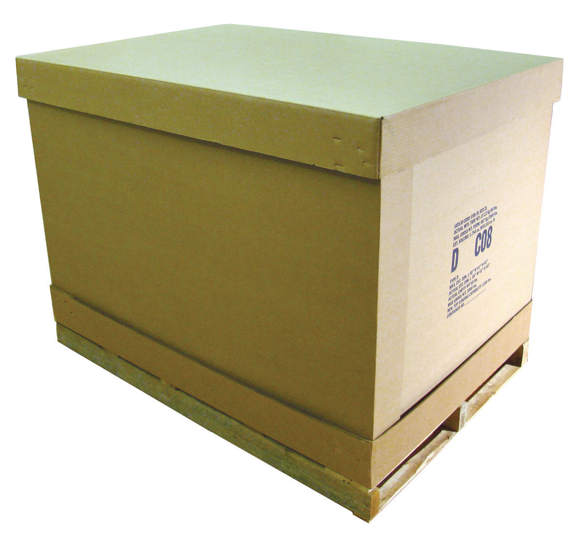 D' Container 56X39X39 w/Heat Treated Wood Pallet – New Haven Moving ...